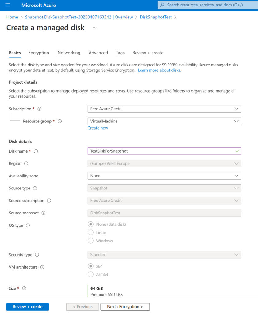 What is Azure Disk Snaphot? In Which Situations Can It Be Used? 12 What is Azure Disk Snaphot? In Which Situations Can It Be Used? 11
